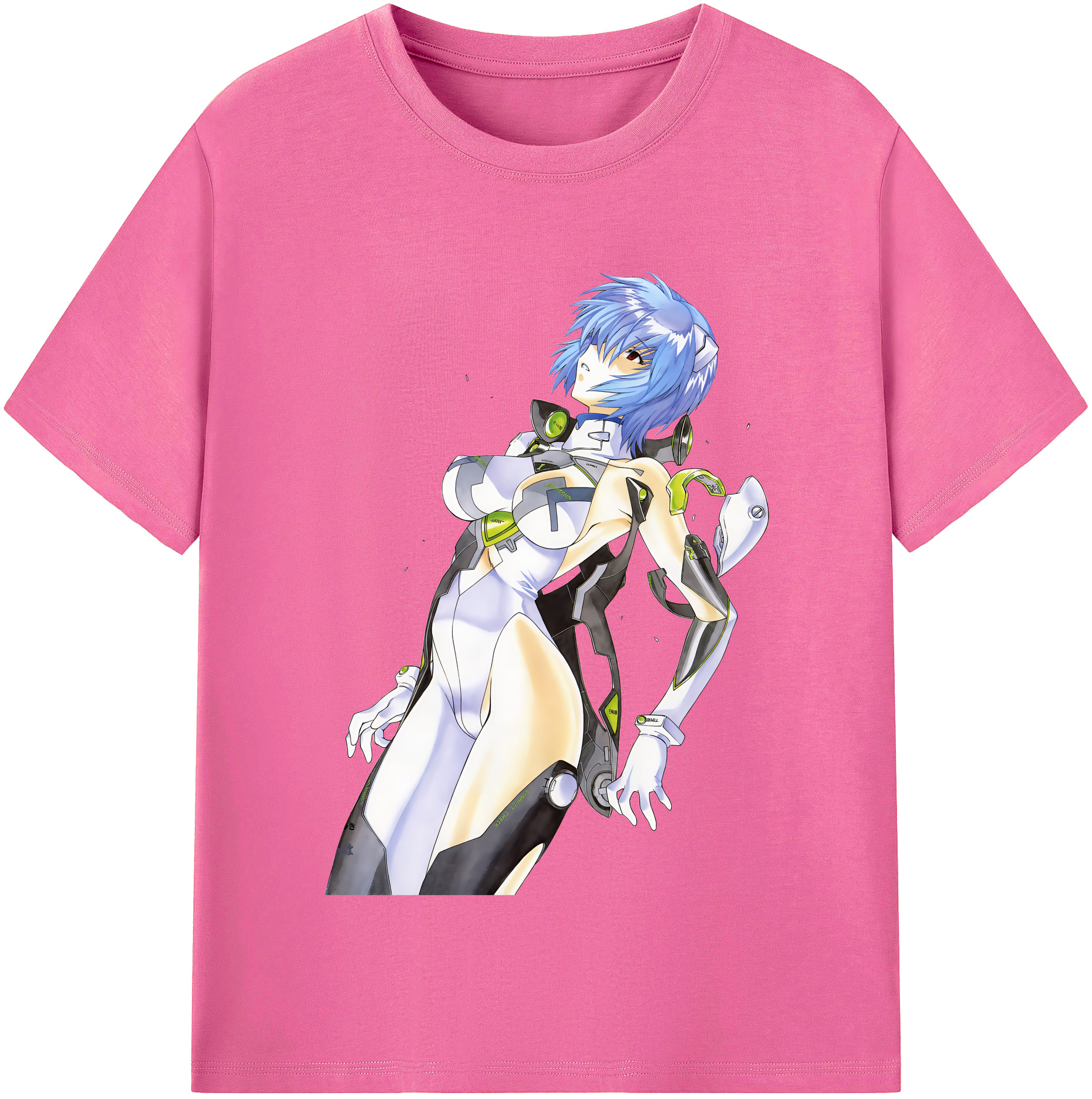 （画像用） EVA 新世紀エヴァンゲリオン レディースカジュアルプリントTシャツ（綿100％）